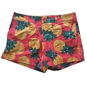 Tracy Negpshian Pineapple Tropical Shorts Size 8